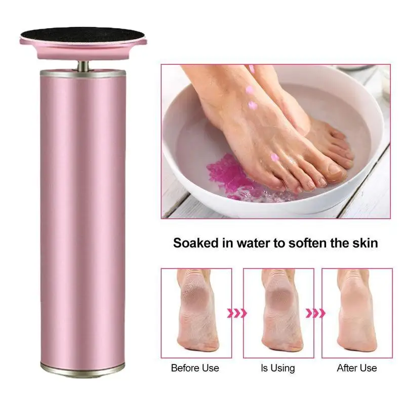 Electric Foot File for Home Use - Removes Dead Skin, Calluses & Hard Skin, Complete Pedicure Set for Smooth Feet