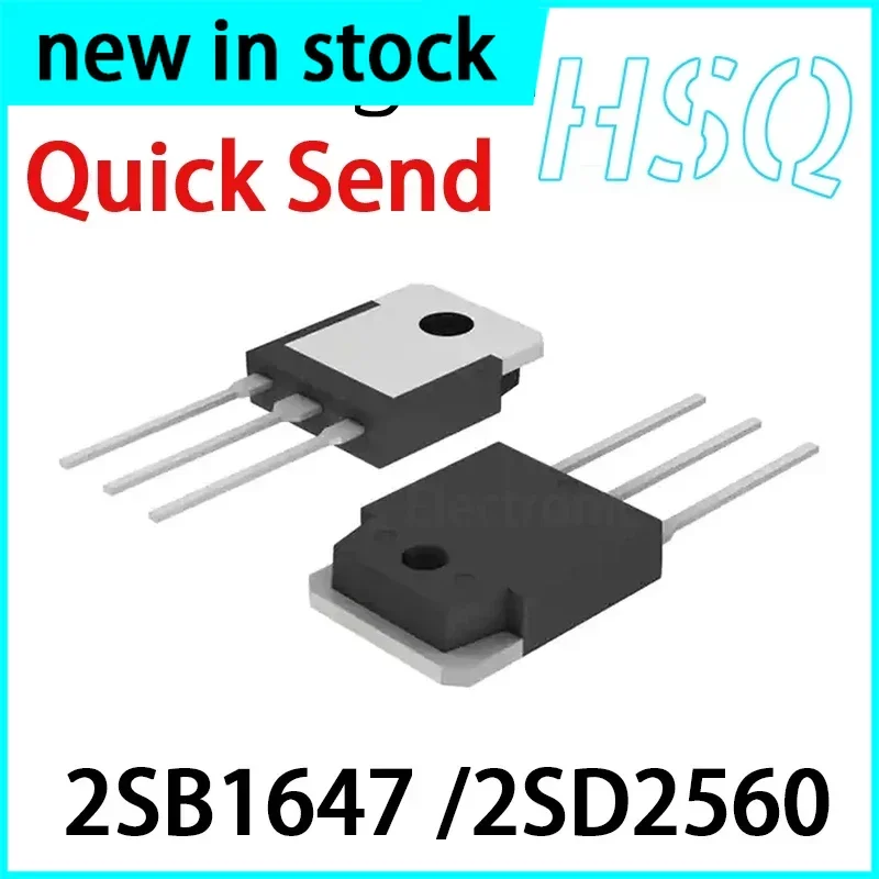 5PAIR/10PCS  2SB1647 2SD2560 B1647 D2560 Direct TO-3P Amplifier Pairing Tube