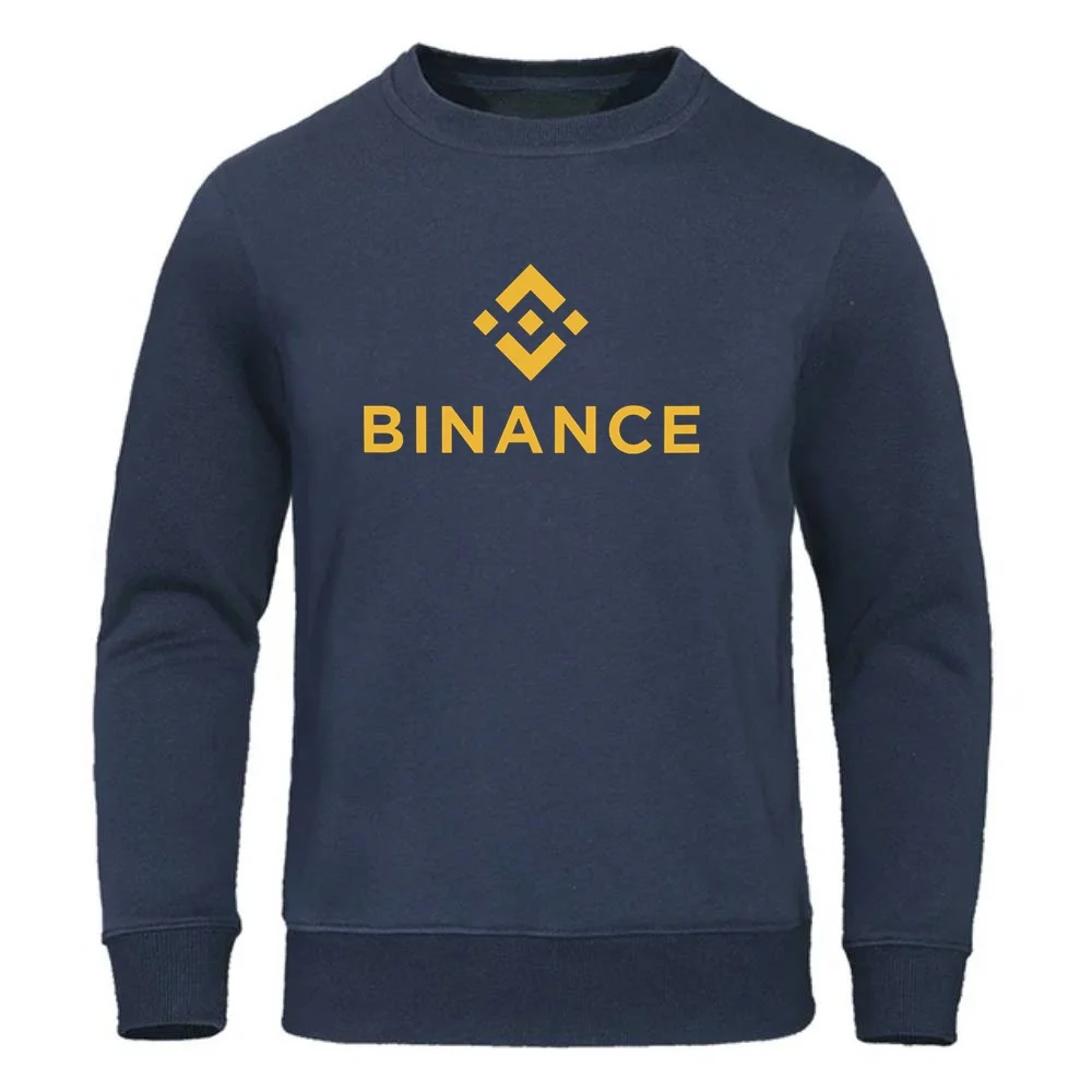 Men's Women Hoodie Sports Clothing Round Neck Cardigan Binance Crypto Men Fleece Sweater Couples Pullover SPORTWEAR