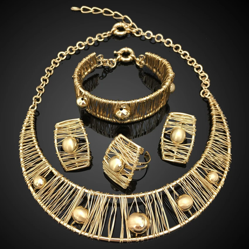 Yuminglai Brazilian Jewelry Sets Handmade Jewelry High Quality Jewelry for Women FHK12944