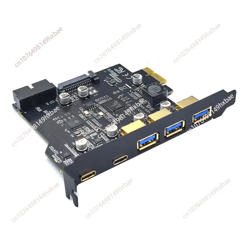 Type C USB 3.2 Gen1 PCIE Card Hub USB 3.0 PCI PCI-E PCI E USB 3 Adapter Multiplier USB3 3.1 Controller Riser Cards