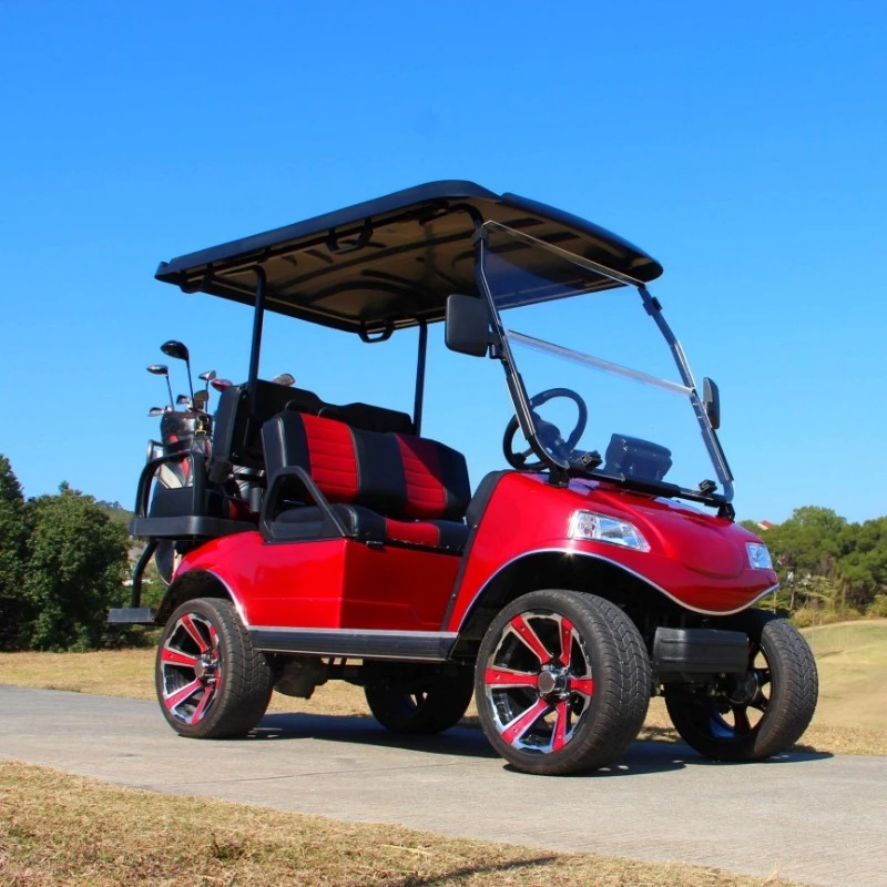 48v 6.3kw AC Motor 4 Seats New Club ISO Off-road Cheap 4 Seater CE Kart Car Price Electric Golf Cart
