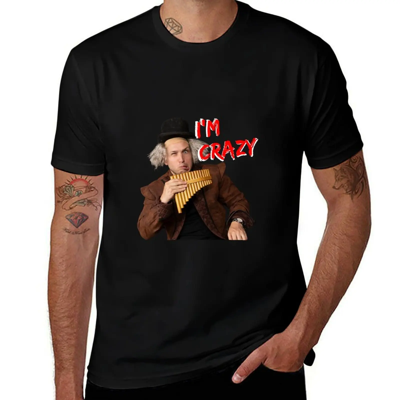 Shayne Topp Dumpster wizard - I'm crazy T-Shirt Sport Basic Moisture Wicking Tee T-Shirt