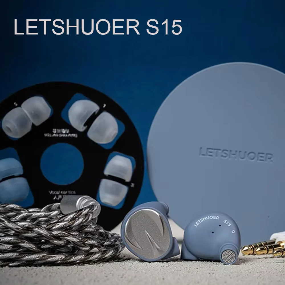 

LETSHUOER S15 Hi-Fi проводной наушник-вкладыш монитор третьего поколения 14,8 мм плоский драйвер R-Sonic пассивный фильтрующий модуль