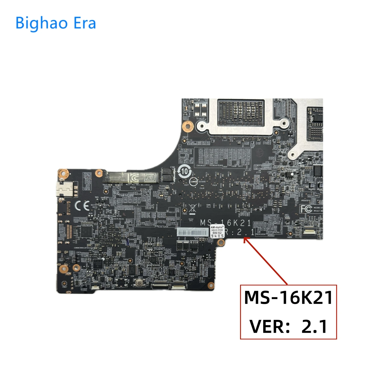 Imagem -03 - Placa-mãe Portátil Totalmente Testada para Msi Ms16k2 Gs63 Gs63vr 7rf I57300hq I7-7700hq Gtx1060 6gb-gpu Ms-16k21 Ver:2.1 100