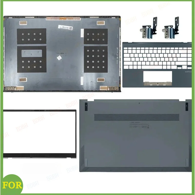 New Laptop Case For ASUS ZenBook 14 UX425 UX425J UX425JA U4700J LCD Back Cover Front Bezel Palmrest Top Upper Bottom Case Hinges