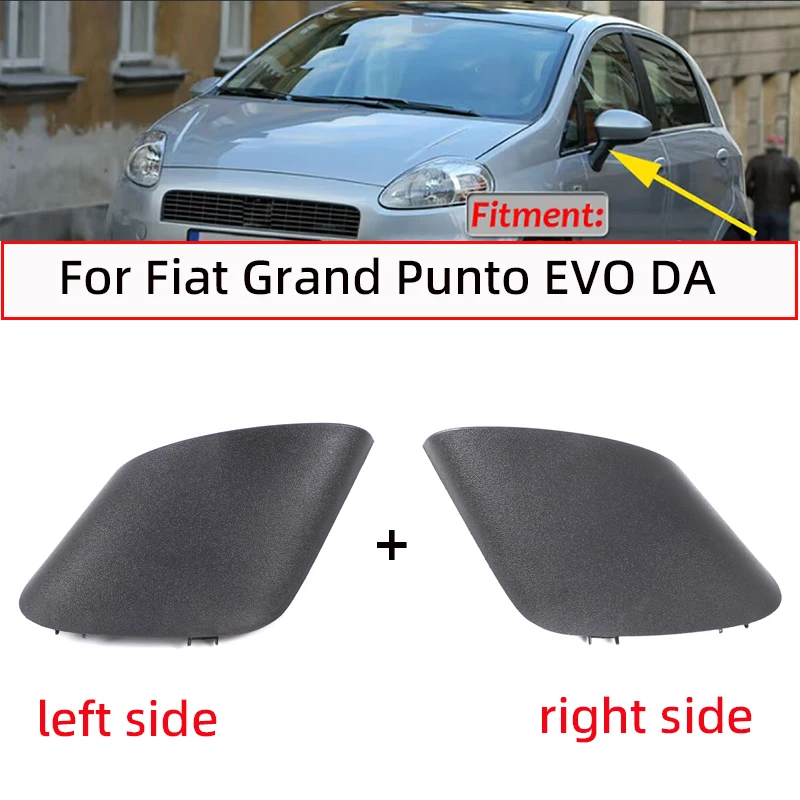For Fiat Grand Punto EVO DAL car side door mirror cover car exterior modification replacement parts735596884 735596883 Suitable