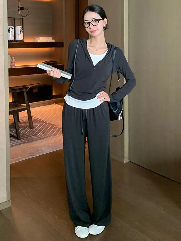 

Брюки Upstar Linda Sister: Элегантные широкие повседневные брюки свободного кроя для осени и зимы, универсальные и комфортные