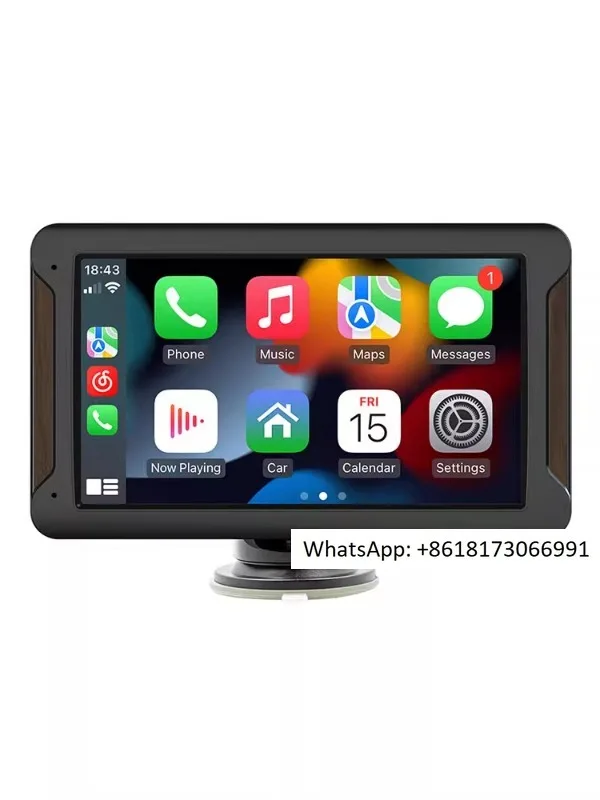 Wireless CarPlay 7-inch instrument panel desktop universal car MP5 player Bluetooth hands-free high-definition reversing image