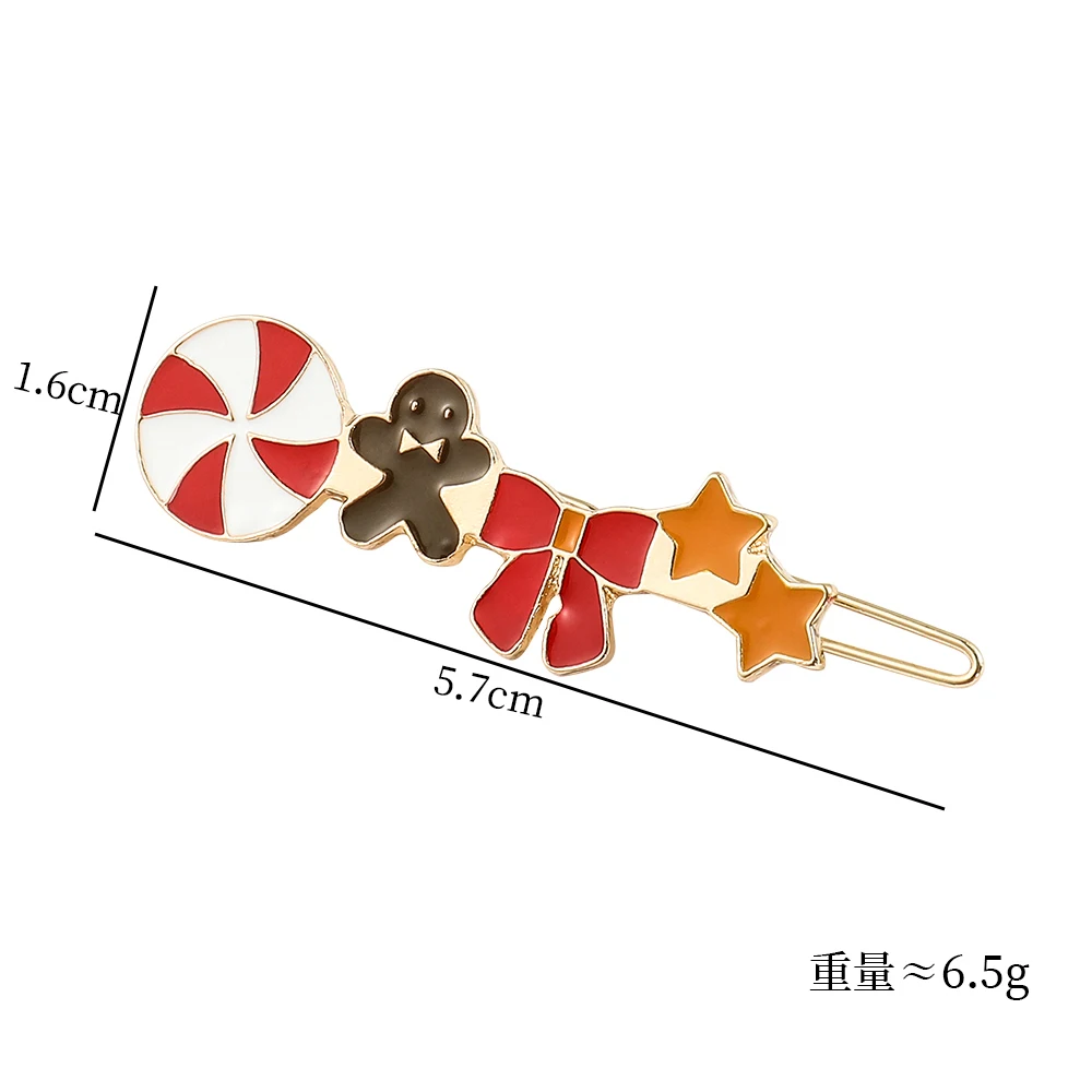 Kawaii Marry Christmas Snowman Hair Clip Women Girl Santa Snowman Hairpin Xmas Party Barrettes For Kids Cosplay Headwear