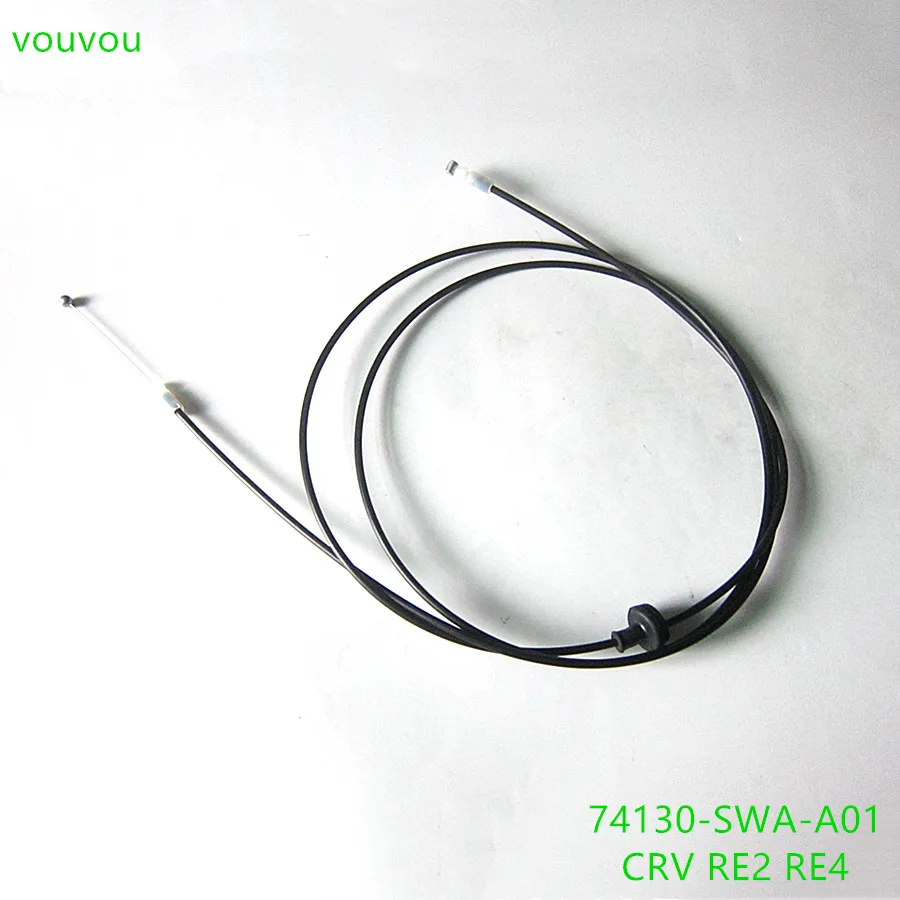 Piezas de carrocería de coche, cable de liberación de cable de capó para Honda CRV 2007-2011 RE2 RE4, 74130-SWA-A01