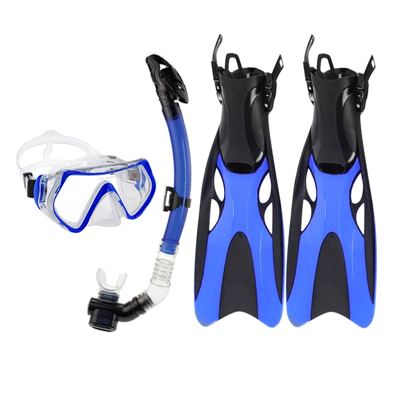 

High Quality Underwater Swimming Diving Mask Snorkel and Fins Set