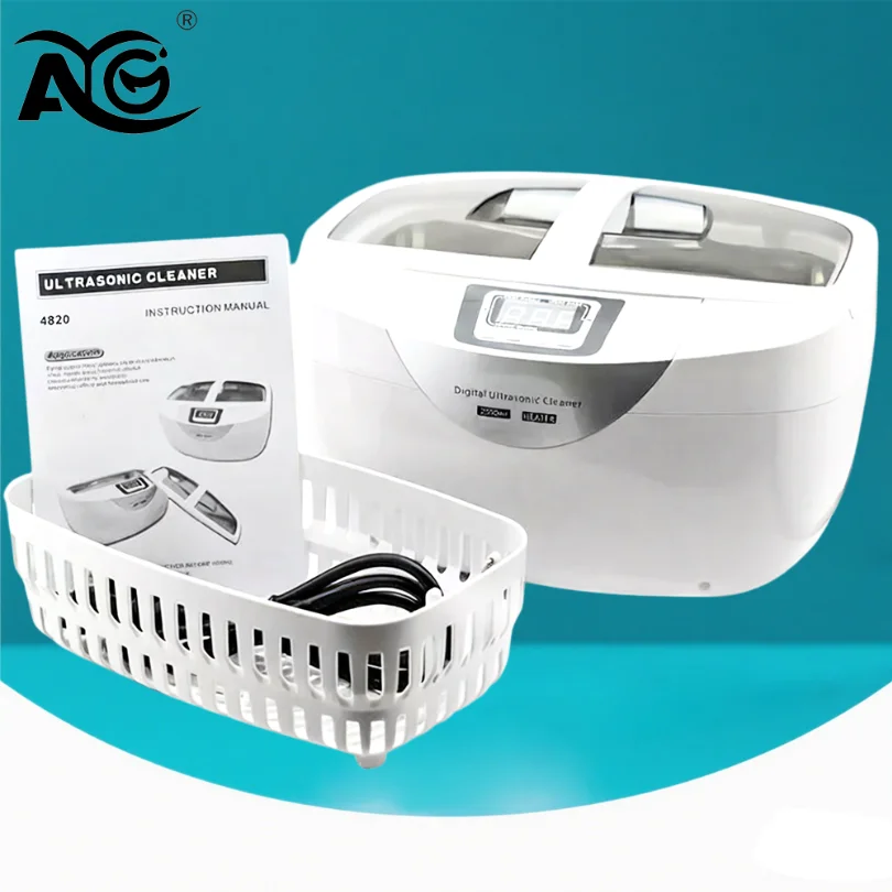 

AG Ultrasonic Cleaner Powerful 170W Digital Display Large Tank Capacity 2500ml Dental Tool