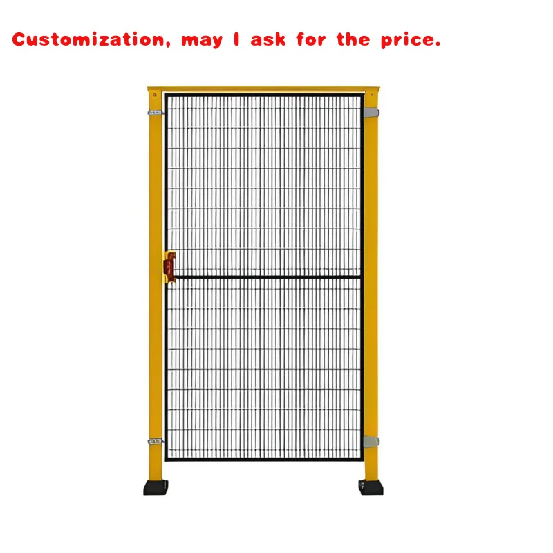 

custom.Outdoor Safety Door with Heat Treated Wood Metal Fence Trellis Road Security Environmental Basement