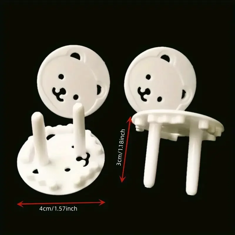 Couvercle de prise de sécurité pour enfants, 10 pièces, Anti-choc électrique, protecteur de prise en plastique, Protection de sécurité ﻿