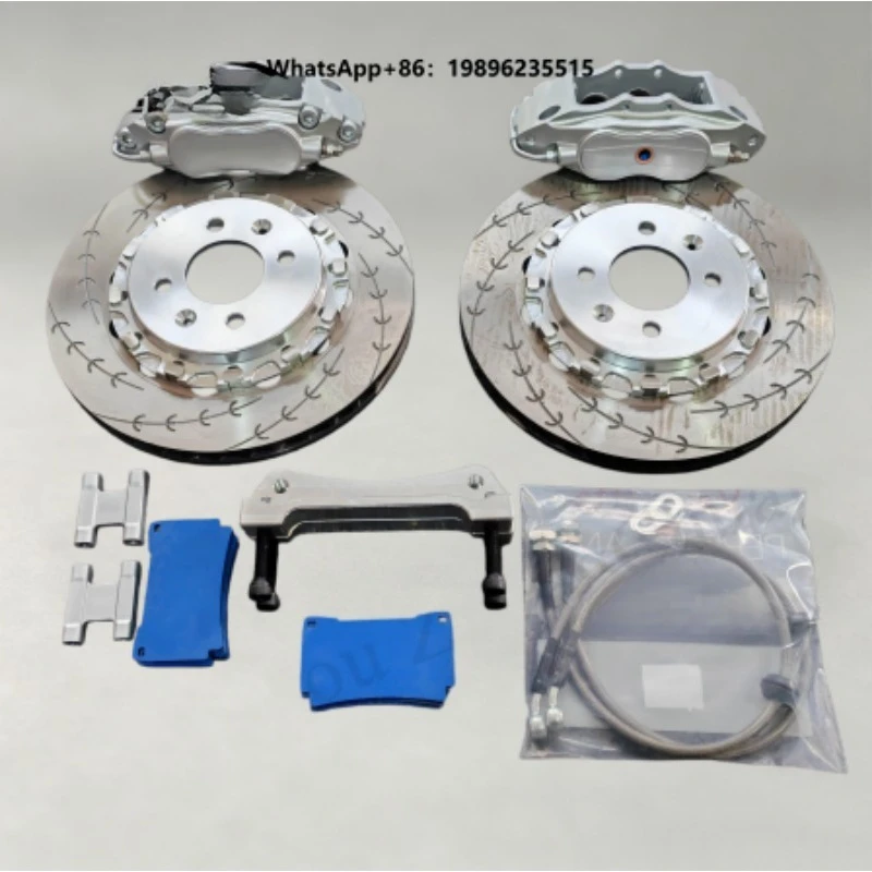 Big Brake Kit Front Car Brake Caliper 6 Pot Set Customizable Color Disc Styles