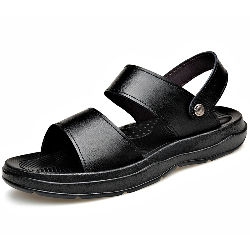 

Men's 2-in-1 Adjustable Strap Sandals, Non-Slip Comfortable Summer Beach Shoes for Daily Wear and Outdoor Walking
