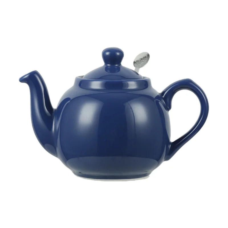 

Лондонская керамика, 600 мл, синий чайник, керамический чайник матча, тройной тетраобразный чайник, чайник, чайник для подруги с ситечком