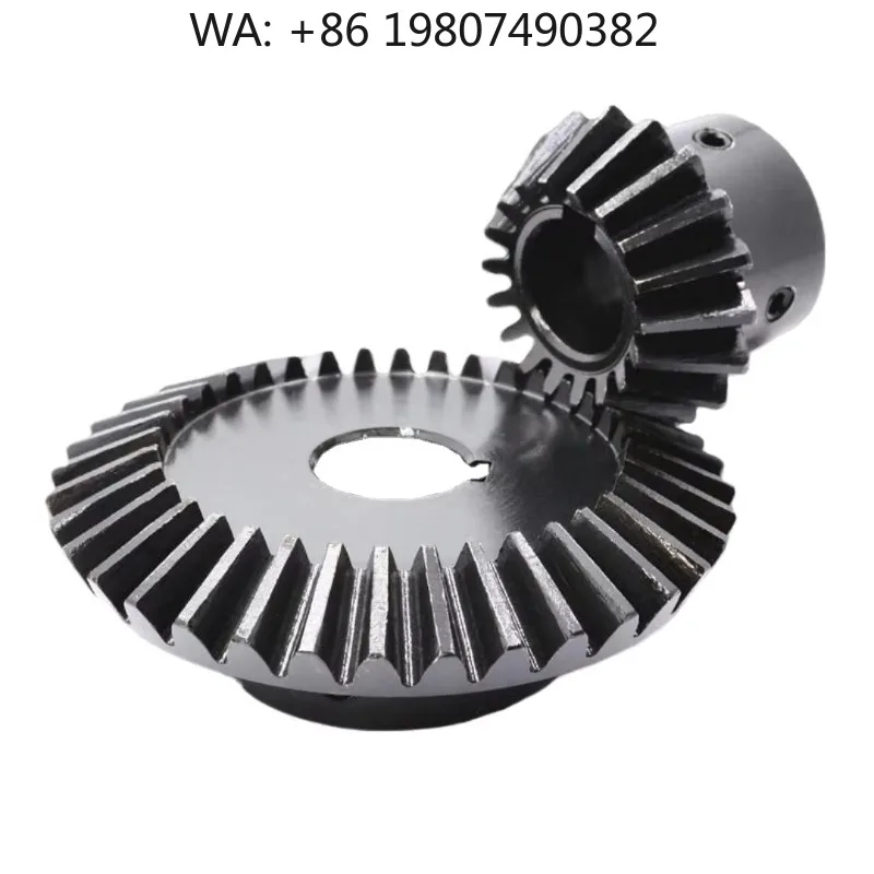 Large Module Hardened Straight Bevel Gear, Forged Mining Precision Part, Heavy Duty Stable Transmission Spare Component for Indu