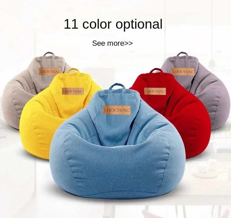 GUIG Simple Office Lazy Sofa Tatami Beanbag Bedroom Bay Window Single Lazy Chair Creative Children's Fabric Sofa Hot New