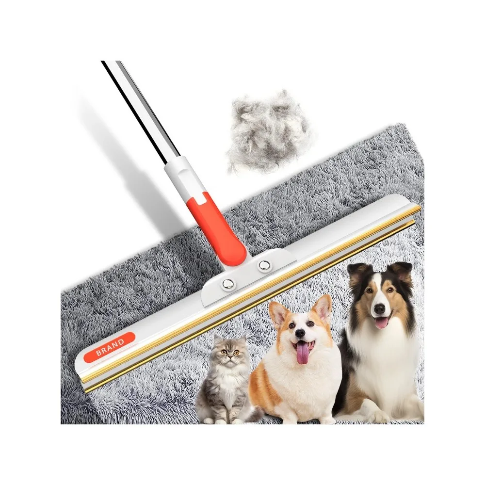 

Long handle hair scraper cat and dog hair cleaning pet hair remover cat hair brush hair removal brush large area carpet cleaning