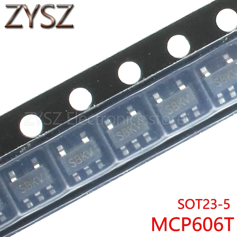 5PCS original MCP606T-I/OT SOT23-5 Single way operational amplifier chip Regulated patches, integrated IC chip, voltage regul