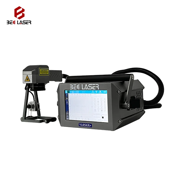Battery 30W and 50W Handheld Mini Laser Marking Machines for Marking Metals Platinum Copper Aluminum Steel Car Pipeline Hardware