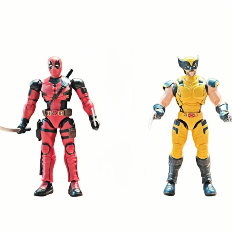 

Genuine Blokees Deadpool & Wolverine Action Figures Set - Genuine Collectible Toys Boxed Wolverine Collection Birthday Gift