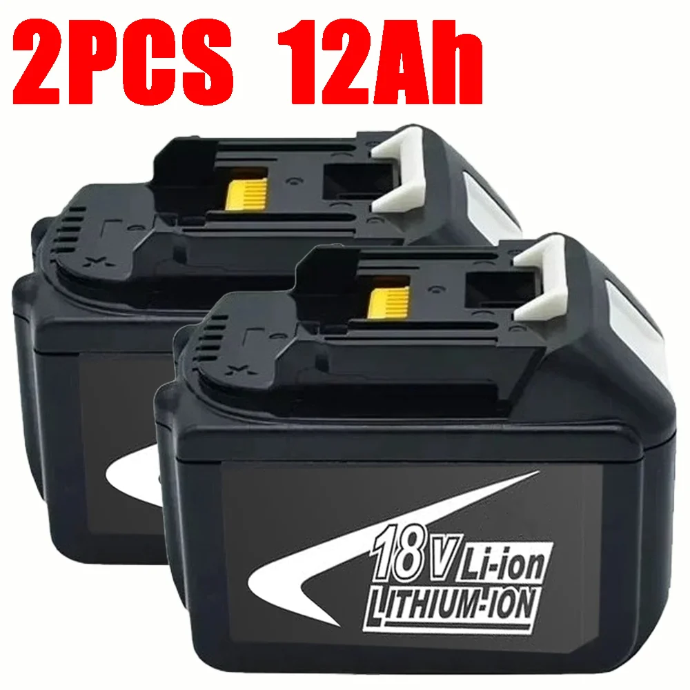 

For Makita 18V Battery 3AH 12AH Li-ion Replacement LXT BL1860B BL1860 BL1850 BL1830 DHP482RFX9 BL1815 LXT400 for Cordless Drills