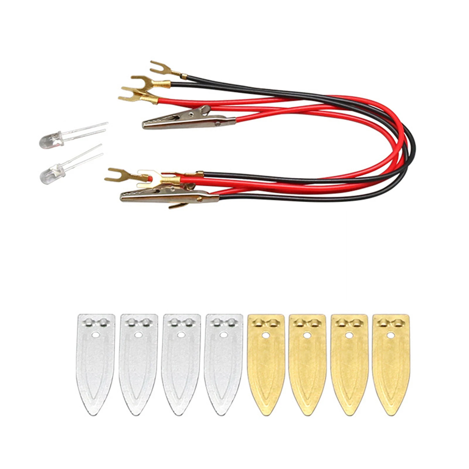Fruit For Battery Experiment Kit Copper Zinc Metal Sheets DIY Physics Science Education Tool For School Teaching Electricity Pro