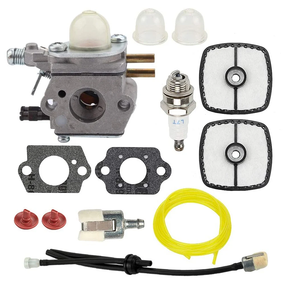 SRM-2100 Carburetor with Tuner Kit Air Filter, Suitable for Echo SRM-2110 GT-2000 GT-2000R PAS2000 PAS-2100 Trimmer Carb