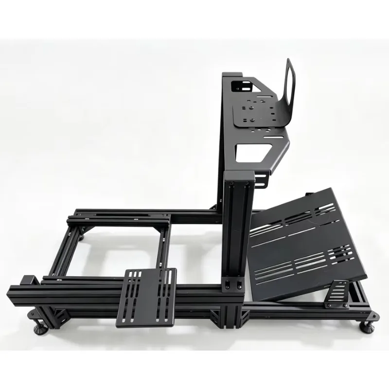 Wholesale Aluminum Extrusion 4080 Sim Racing Rig Stand With Adjustable Pedal Wheel Mount Shifter Simulator Frame Game Station