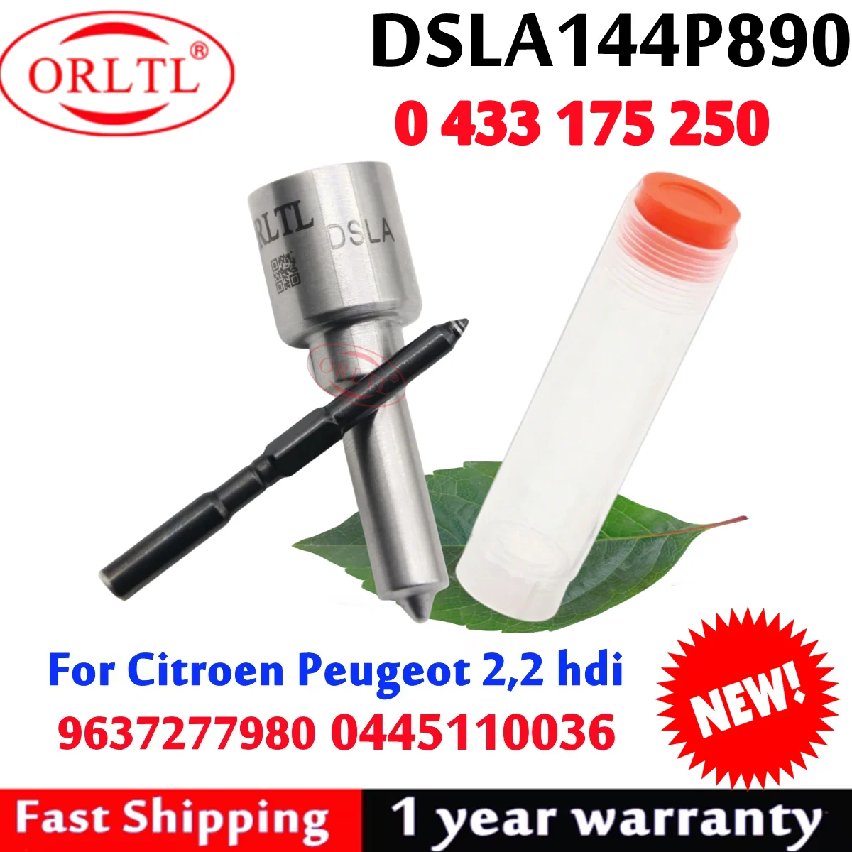 ORLTL 0445110036 حاقن DSLA144P890 0 433 175 250 حاقن الديزل فوهة لسيتروين بيجو 2,2 hdi 9637277980 0 445 110 036
