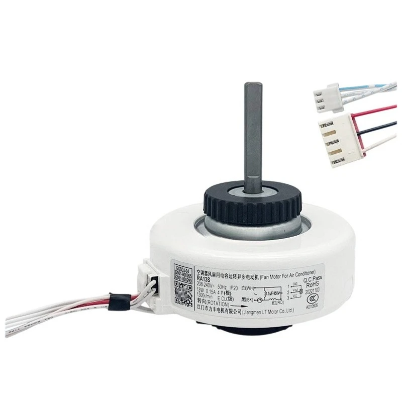 AC 220V 13W 1.5μF RA13S Motor for Air Conditioner/HVAC Hydraulic Cooling System Indoor Fan DIY Replacement Part