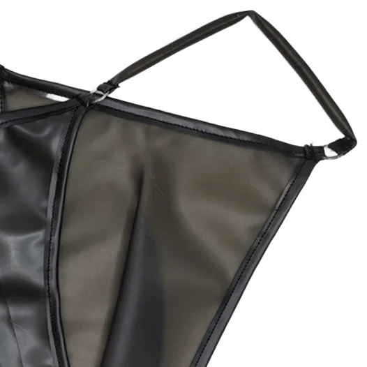 

Один размер, мужские футболки, нижнее белье, стринги из латексной пены, прозрачные экзотические трусики с низкой талией, мужское сексуальное женское белье