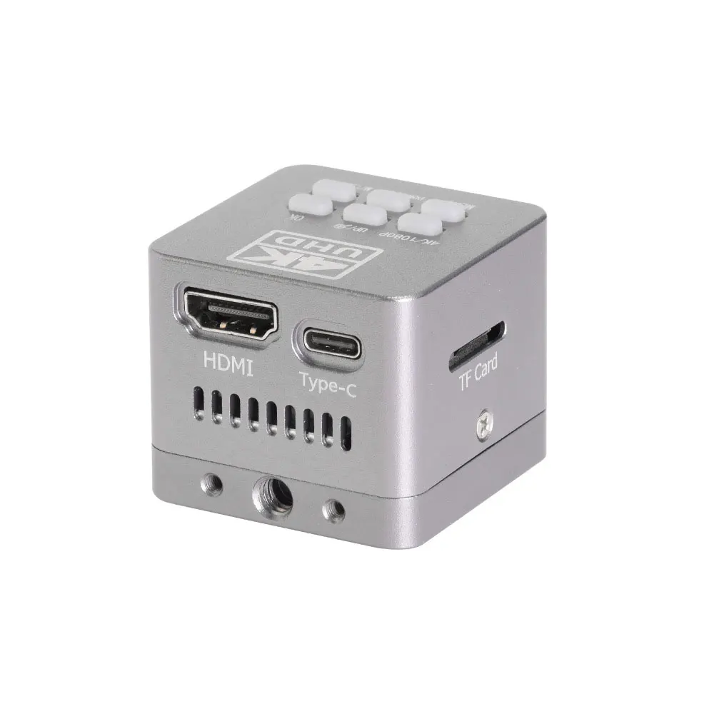 HY-6210S グレー HD 4K 顕微鏡カメラ電子接眼レンズ 1600 万ピクセル産業用カメラ USB3.0