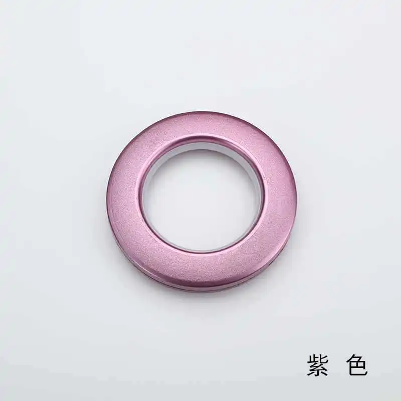 

Purple Rings Pack Rome Ring Plastic Home Decoration Mute Eyelets For Curtains Ring Curtains Accessories High Quality