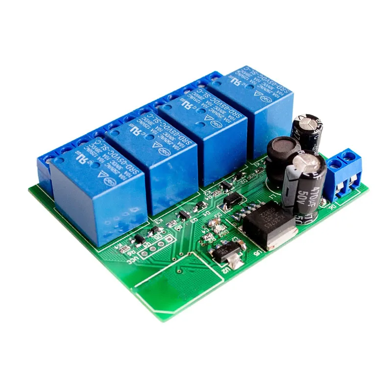 

ZLRC04 4-канальный релейный модуль — беспроводной переключатель BLE BT 4.0 для IOS/Android, пульт дистанционного управления умным домом и IoT