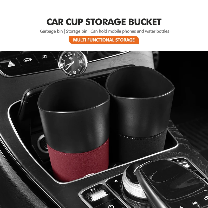 Car Water Cup Holder Beverage Holder Trash Chair Storage Cup For GAC MOTOR Trumpchi GE3 2016-2020 GS3 GS4 GS5 GS8 GA4 GA6 GA8