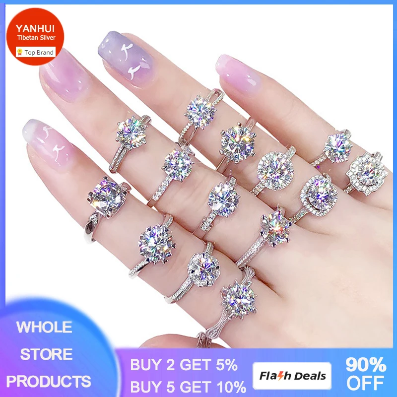 Sell at a loss! With Credentials Allergy Free Original Tibetan Silver Rings Natural Cubic Zirconia Wedding Bands Fashion Jewelry