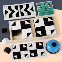 Hidden Block Puzzle Game for Children's Puzzle Education, Space Thinking, Imagination, Fun Board Game