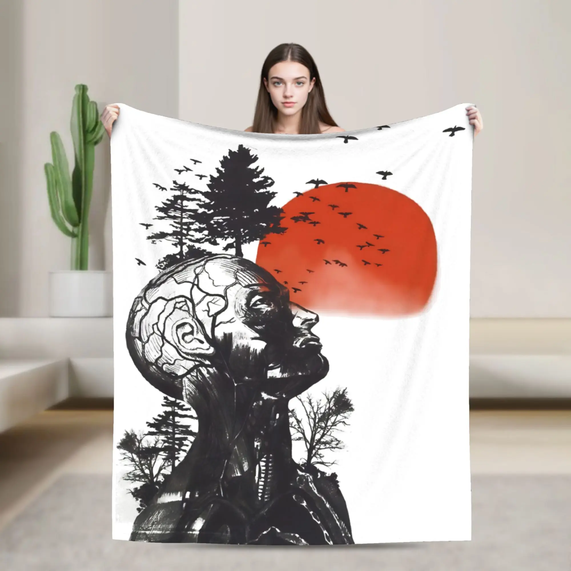 Super Soft Blankets Students Picnic Alan Hangover Throw Blanket  Flannel Bedspread For Couch Bed Aesthetic Sofa Bed Cover