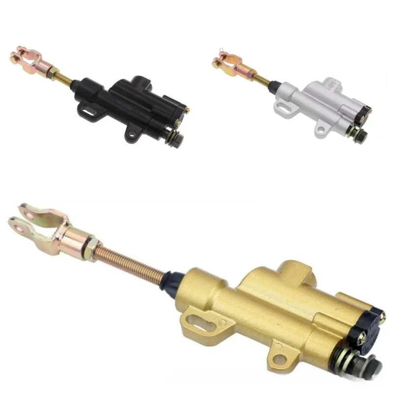 Motorcycle Rear Hydraulic Brake Master Cylinder Pump For 50cc 70cc 110cc 125cc 150cc 250cc M10 ATV Pit Pro Dirt Bike New