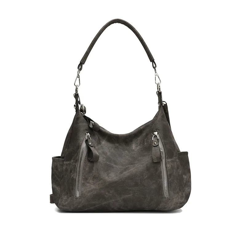 

2025 New Minimalist Shoulder Bag for Women, Genuine Leather Multi-way Crossbody Tote, Vintage Chic Large Capacity Purse