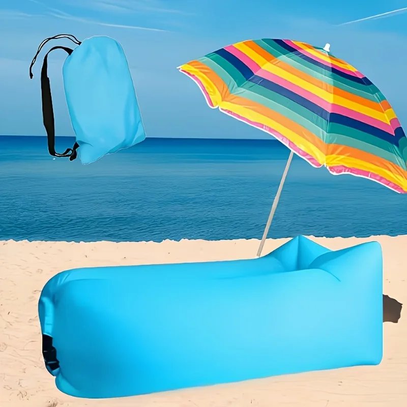 New Arrival Inflatable Lounger Air Sofa Portable Outdoor Camping Lazy Sofa Water/Music Festival Inflatable Couch Rectangular