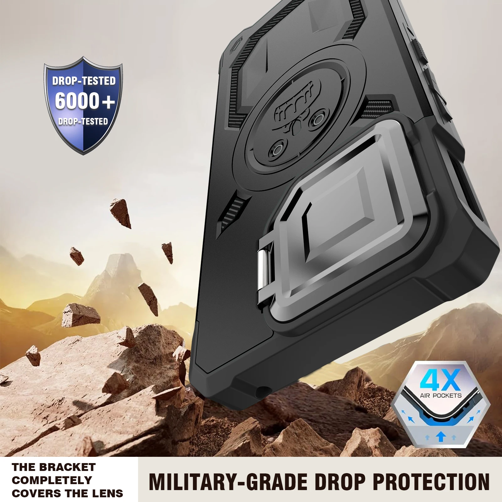 Asus ROG Phone 9 Pro جراب هاتف عدسة حماية قوس ROG Phone 8 9FE درع مضاد للسقوط الغطاء الواقي