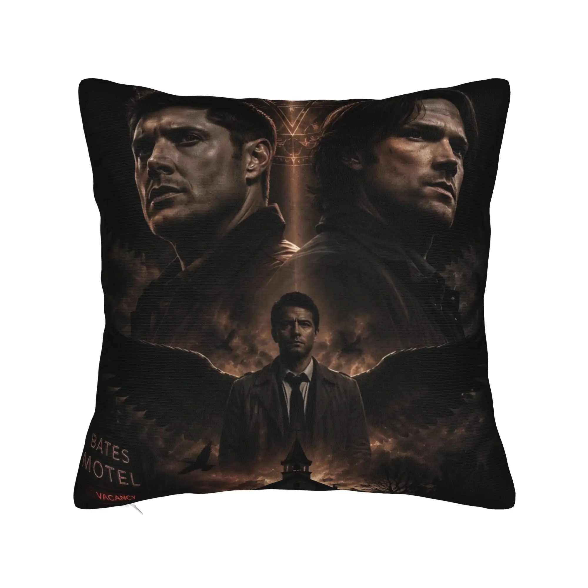TV S-Supernatural Pillowcases Merch Soft Cushion Cover Decorative  Pillow Case Cover Car Multi-Size