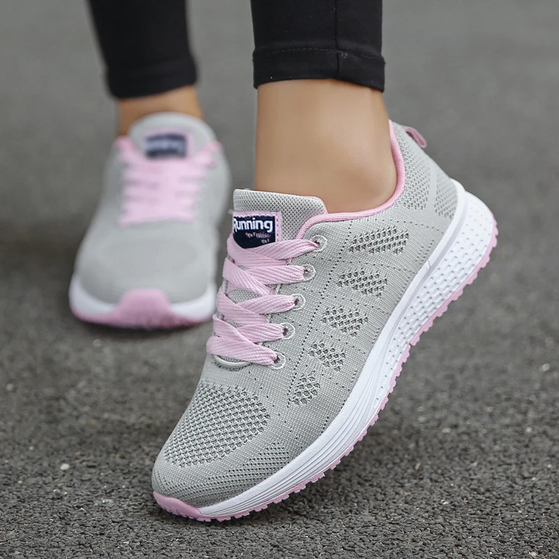 Chunky Sneakers Women Summer Breathable Female Shoes Mesh Flat Luxery Walking Casual Running Sports Shoes Plus Size Woman Shoes