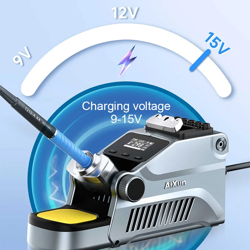 AIXUN T380 Precision Soldering StationCompatible With T210/T115 Solder Iron Handle for Phone SMD BGA PCB Welding Repair Platform