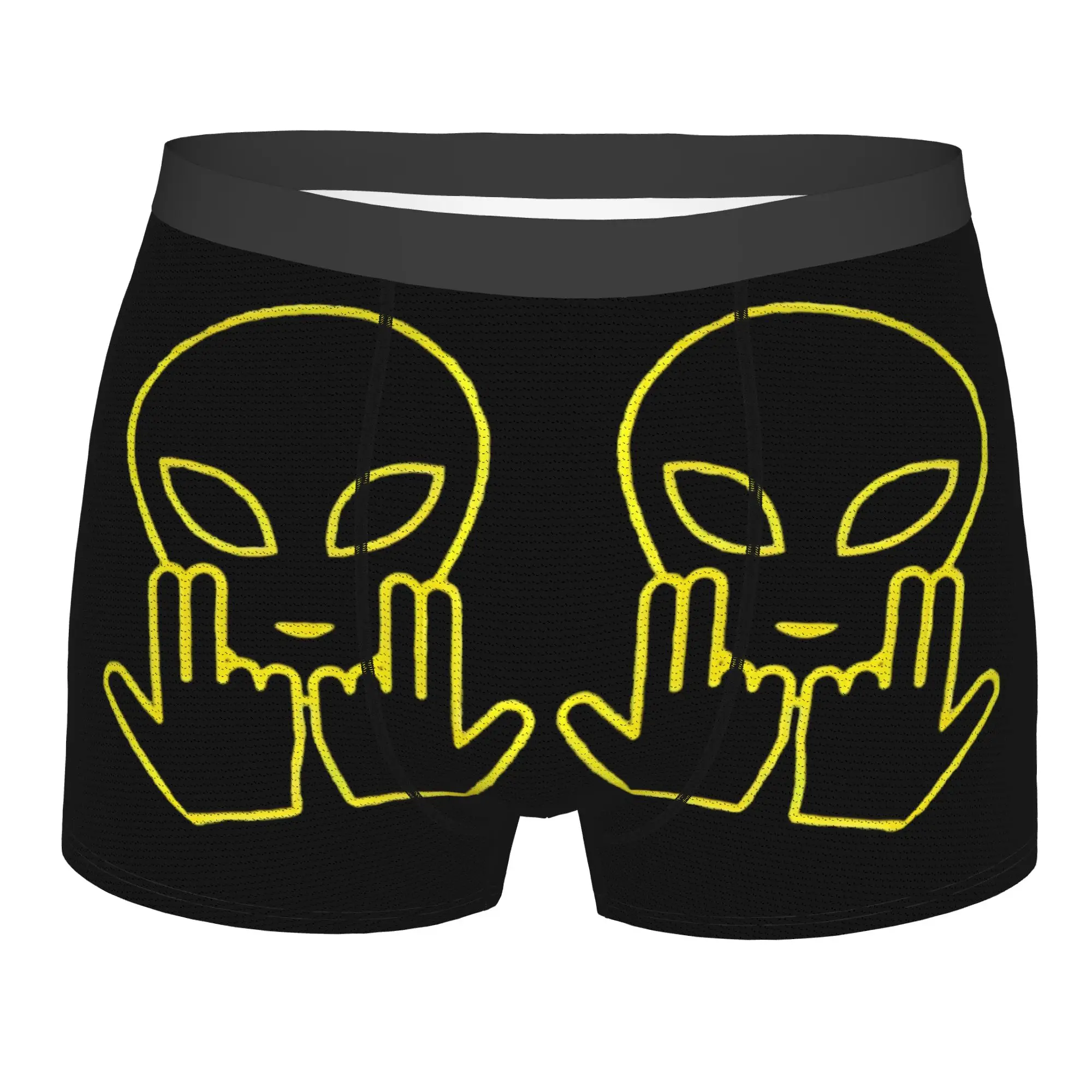 French Rapper Jul Skull Boxer Shorts For Men 3D Print  Underwear Panties Briefs Soft Underpants